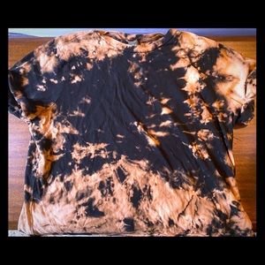 Tie Dye Bleached Shirt